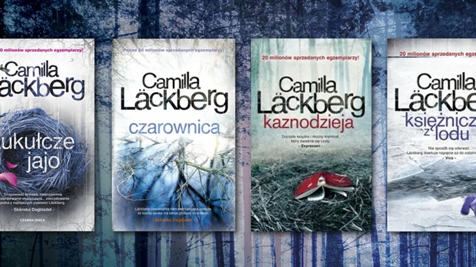 camilla lackberg - kolejność książek