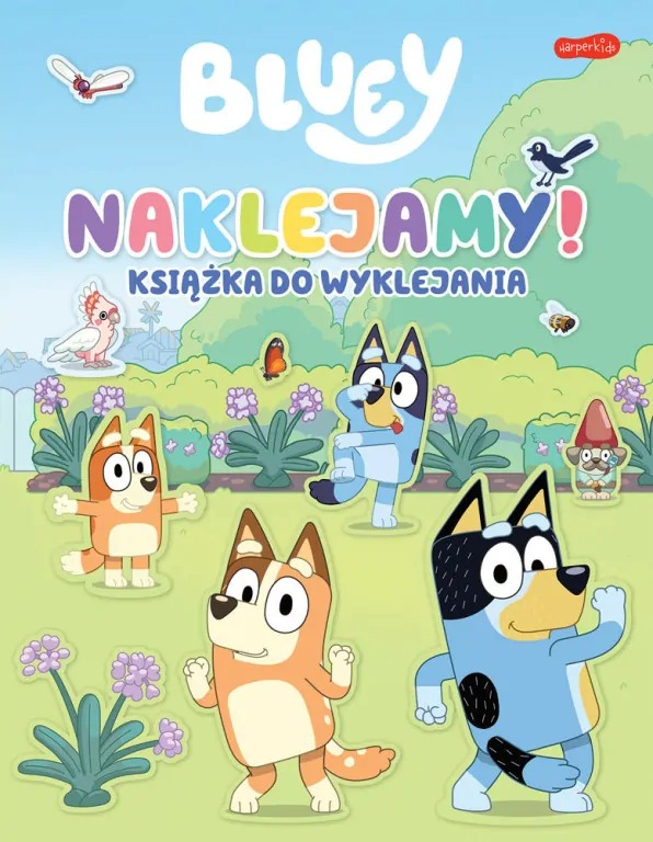 Bluey. książka do wyklejania