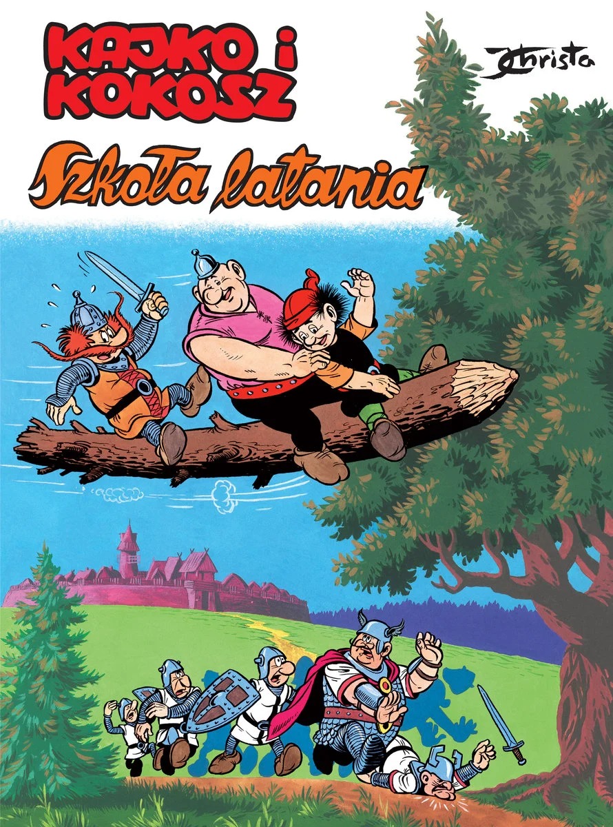 komiks- "Szkoła latania" Kajko i Kokosz