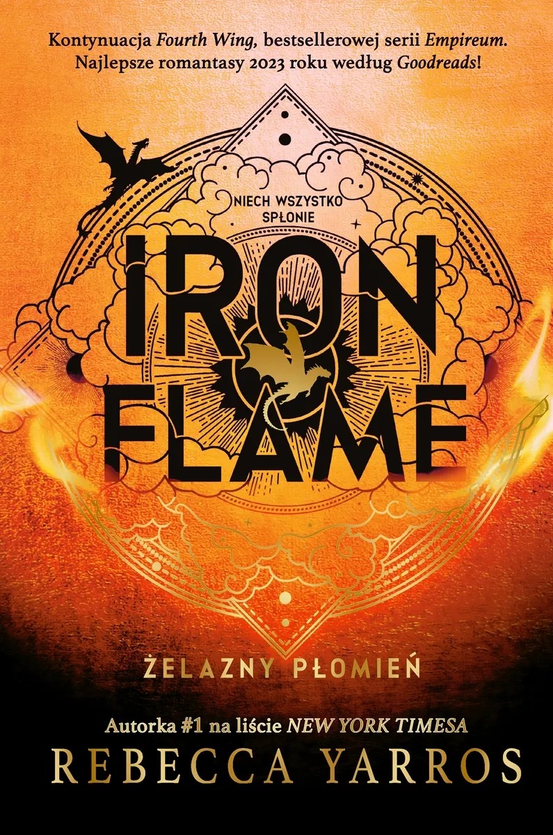 książka- "Iron Flame. Żelazny płomień"