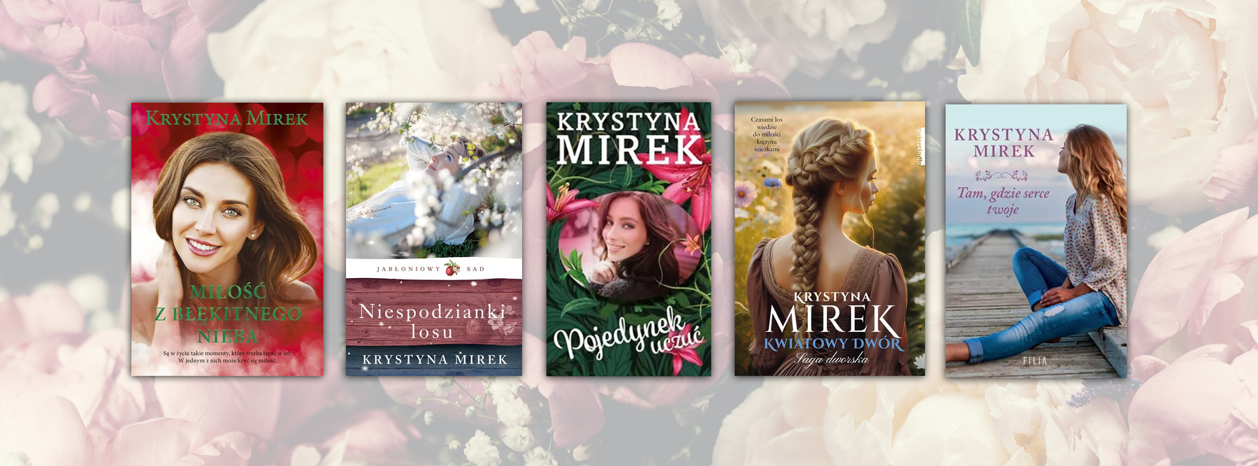 „Kwiatowy dwór“ i inne książki Krystyny Mirek
