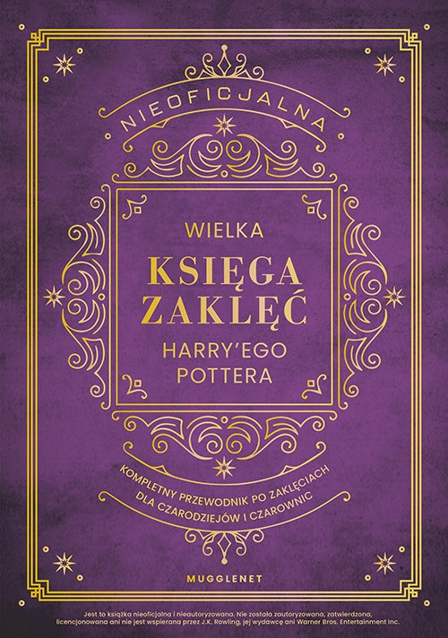 książka- "Nieoficjalna Wielka Księga zaklęć Harry'ego Potter"