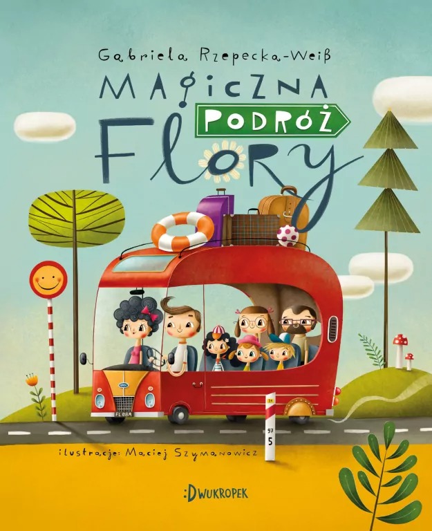 książka- "Magiczna podróż Flory"