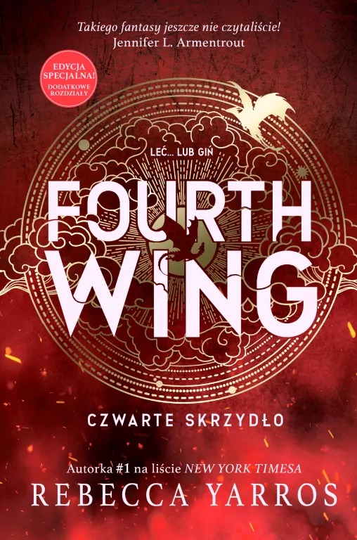 książka- Fourth Wing. Czwarte Skrzydło (edycja specjalna) – Rebecca Yarros