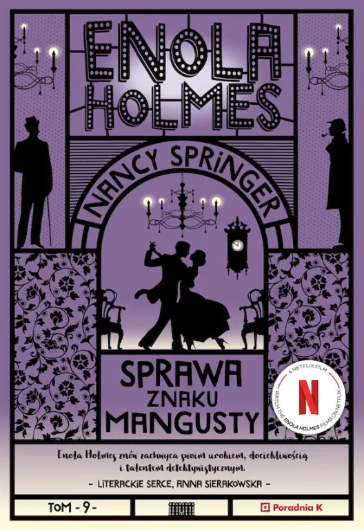 książka - Sprawa znaku mangusty. Enola Holmes - Nancy Springer