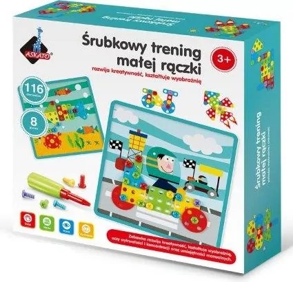 zabawka Śrubkowy trening małej rączki. Genialny dzieciak