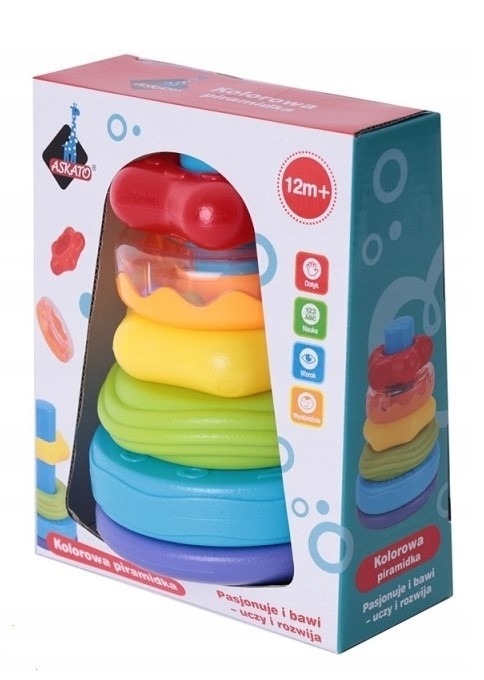 zabawka Kolorowa piramidka