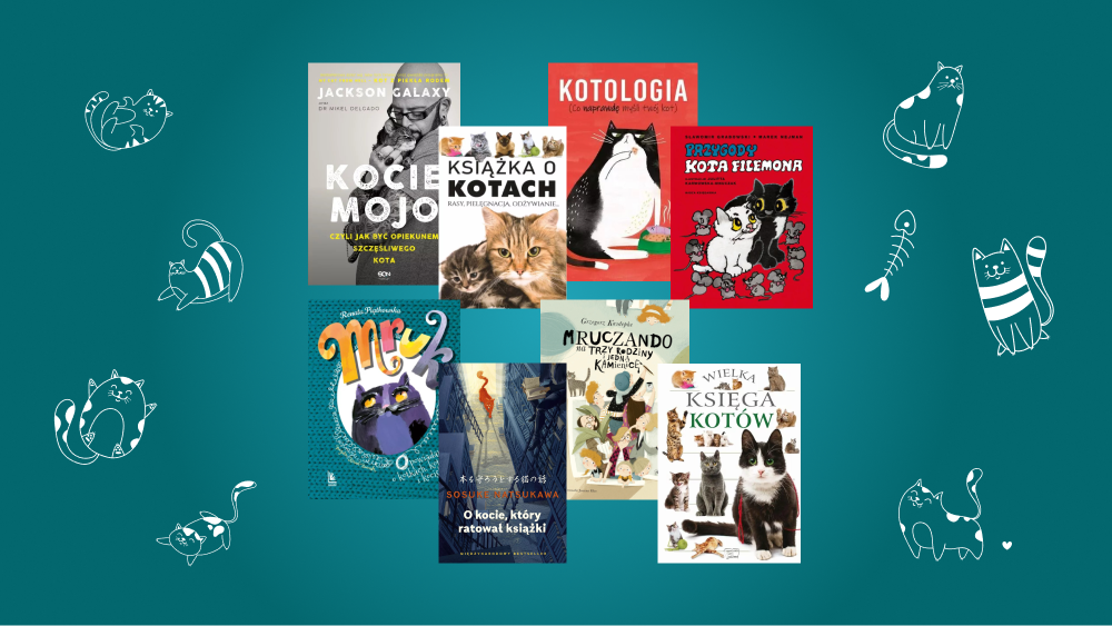 Książki o kotach – 12 futrzastych tytułów dla dzieci i dorosłych