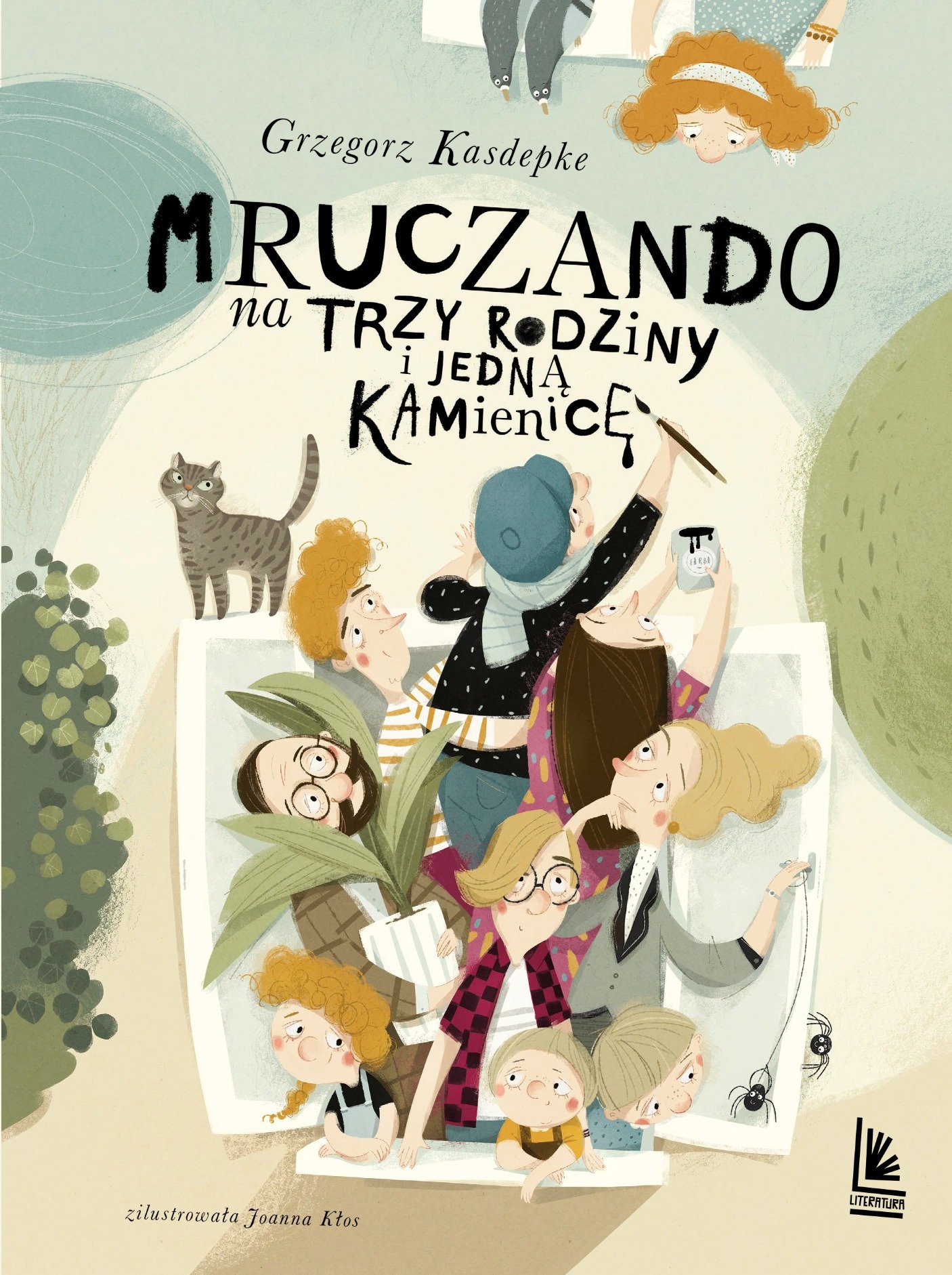 książka Mruczando na trzy rodziny i jedną kamienicę
