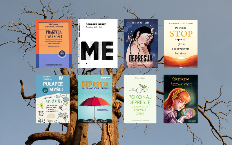 Książki o depresji – 8 tytułów, które pomogą Ci przejść przez trudne chwile