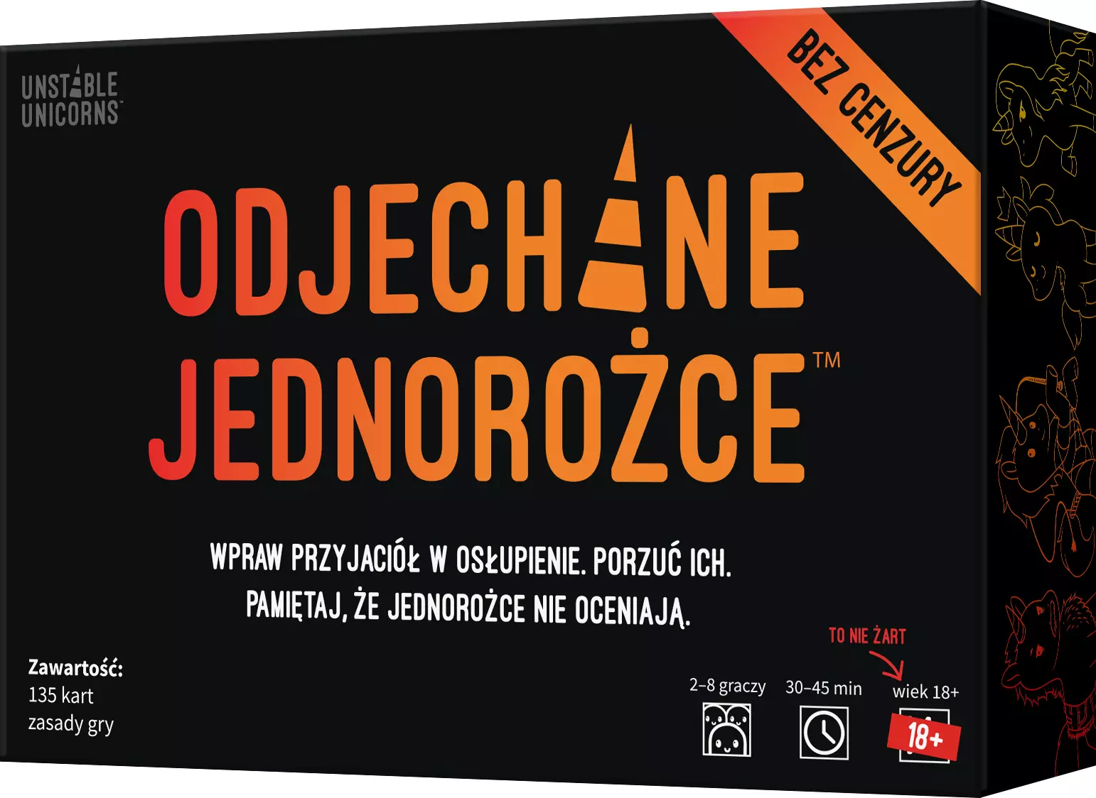 gra Odjechane Jednorożce. Bez cenzury