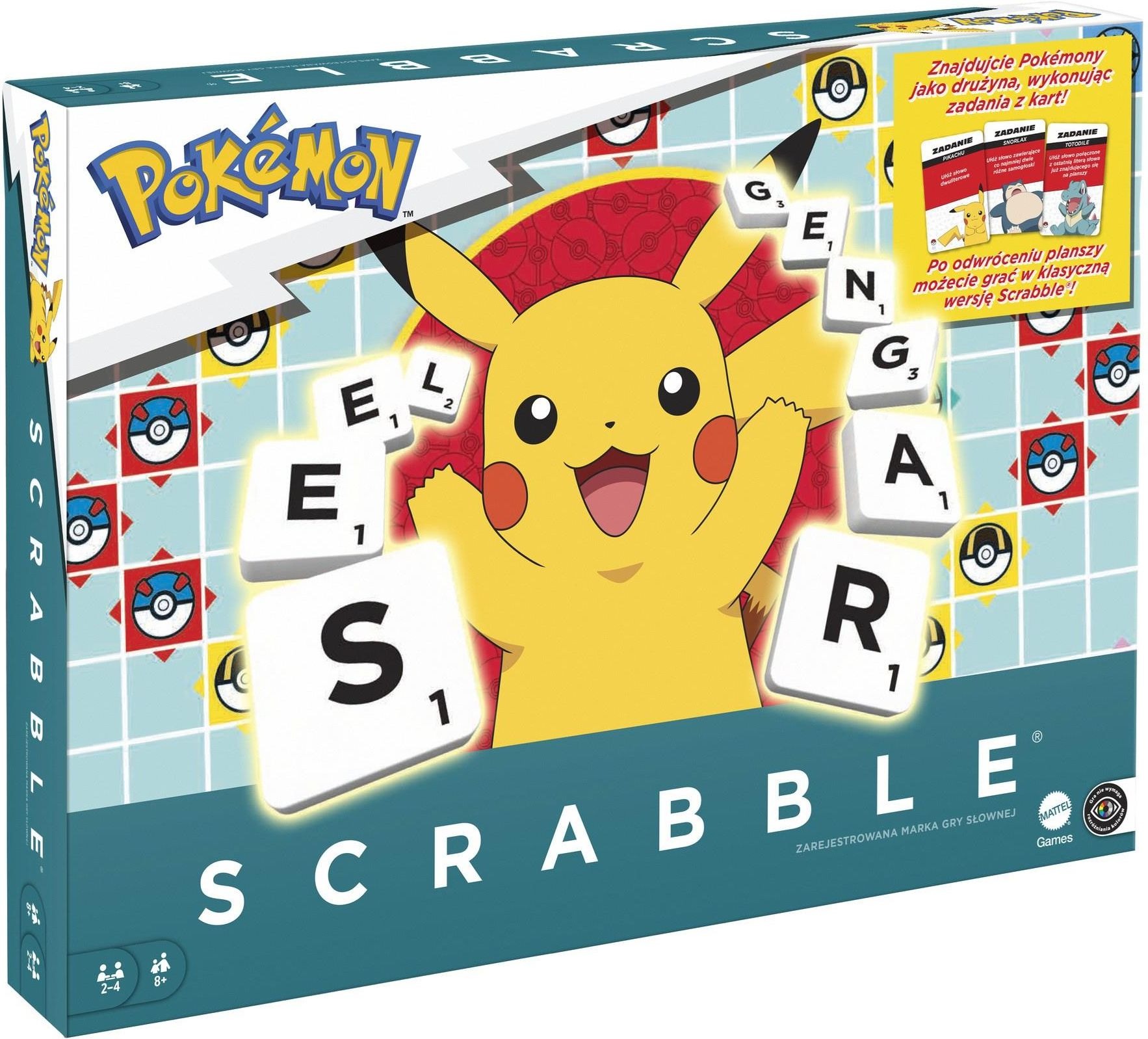 “Scrabble Pokémon” – gra inspirowana ulubionymi bajkami