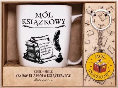 Kubek z napisem – śmieszny prezent dla książkomaniaka