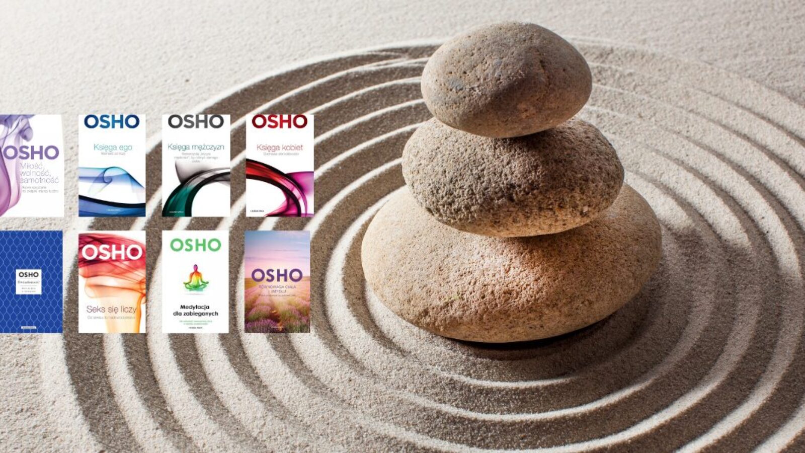 Osho – książki dla osób zainteresowanych rozwojem duchowym.